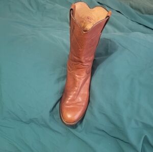 Justin Boots Men's Brown Leather Western Boots